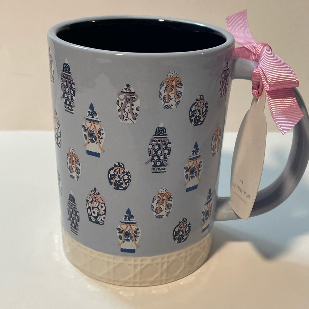 Gooseberry Moon  Pottery Ceramic 20 oz Coffee Mug BRAND NEW